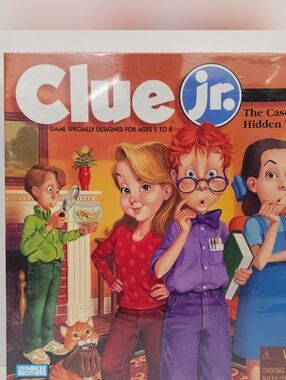 Vintage 1999 Clue Jr. Board Game The Case Of The Hidden Toys, New Sealed